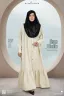 ABAYA AL-BASHIRA FRONT OPEN SNAP BUTTON ABAYA