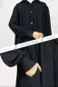 ABAYA AL-BASHIRA FRONT OPEN SNAP BUTTON ABAYA