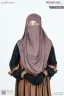 UMMI INSTANT READY HIJAB & NIQAB SET | GT-1590