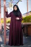 ABAYA AL‑AMIRAH PREMIUM ZIPPER NECK ABAYA | GT-2095