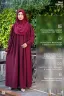 ABAYA AL‑AMIRAH PREMIUM ZIPPER NECK ABAYA
