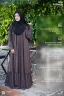 ABAYA AR-RUMAISHA PREMIUM SNAP BUTTON ABAYA