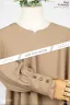 ABAYA AR-RUMAISHA PREMIUM SNAP BUTTON ABAYA