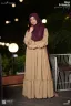 ABAYA AR-RUMAISHA PREMIUM SNAP BUTTON ABAYA