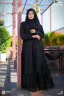 ABAYA AR-RUMAISHA PREMIUM SNAP BUTTON ABAYA