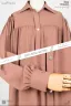 ABAYA AL-BASHIRA FRONT OPEN SNAP BUTTON ABAYA | GT-2102