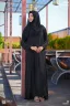 ABAYA AL-MUNEERA PREMIUM PLEATE DESIGN ABAYA