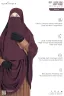 RUFI-EXTRA LONG INSTANT READY HIJAB & NIQAB SET | GT-1292