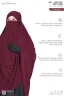 RUFI-EXTRA LONG INSTANT READY HIJAB & NIQAB SET