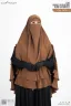 LEYA DOUBLE LAYER READY HIJAB-NIQAB SET