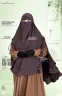 LEYA DOUBLE LAYER READY HIJAB-NIQAB SET