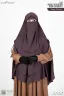 LEYA DOUBLE LAYER READY HIJAB-NIQAB SET