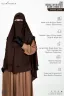 LEYA DOUBLE LAYER READY HIJAB-NIQAB SET