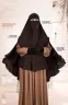 LEYA DOUBLE LAYER READY HIJAB-NIQAB SET