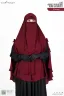LEYA DOUBLE LAYER READY HIJAB-NIQAB SET