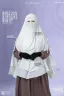 LEYA DOUBLE LAYER READY HIJAB-NIQAB SET