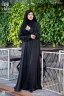 ABAYA AR-RAFI'AH-PREMIUM SLEEVE BUTTON ABAYA