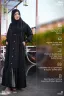 ABAYA AL-BASHIRA FRONT OPEN SNAP BUTTON ABAYA