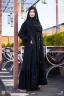 ABAYA AL-BASHIRA FRONT OPEN SNAP BUTTON ABAYA