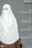 UMMI INSTANT READY HIJAB & NIQAB SET | GT-1627