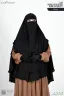 LEYA DOUBLE LAYER READY HIJAB-NIQAB SET | GT-1803