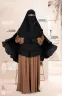 LEYA DOUBLE LAYER READY HIJAB-NIQAB SET | GT-1803