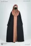PREMIUM SHRUG ABAYA - 3 PART SET | GT-1530