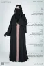 PREMIUM SHRUG ABAYA - 3 PART SET | GT-1531
