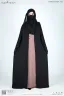 PREMIUM SHRUG ABAYA - 3 PART SET | GT-1531