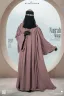 NUSRAH CHEST PLEATED ABAYA | GT-1633