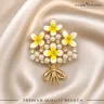 Flower Motif Brooch | HB-20