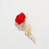 Red Rose Brooch | HB-25