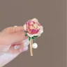 Rose Gold Rhinestone Brooch | HB-28