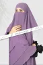 RUBA-3 LAYER EXTRA LONG READY HIJAB | GT-2180