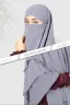 RUBA-3 LAYER EXTRA LONG READY HIJAB | GT-2127