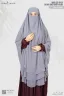 RUBA-3 LAYER EXTRA LONG READY HIJAB | GT-2127