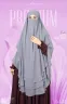 RUBA-3 LAYER EXTRA LONG READY HIJAB | GT-2127