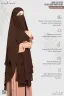 RUBA-3 LAYER EXTRA LONG READY HIJAB | GT-2125