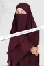 RUBA-3 LAYER EXTRA LONG READY HIJAB | GT-2124