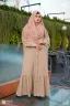 ABAYA AL-BASHIRA FRONT OPEN SNAP BUTTON ABAYA