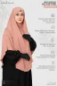 ENAYA SHOULDER TUCKS - HIJAB & NIQAB | GT-2189