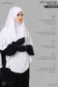 ENAYA SHOULDER TUCKS - HIJAB & NIQAB | GT-2190
