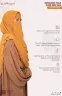 SOPHIA- CHEST FRILLED STITCHED READY HIJAB | GT-2200
