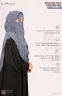 SOPHIA- CHEST FRILLED STITCHED READY HIJAB | GT-2201