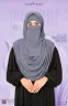SOPHIA- CHEST FRILLED STITCHED READY HIJAB | GT-2201