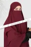 Ruba-3 Layer Extra Long Ready Hijab
