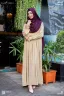 Abaya Al‑Amirah Premium Zipper Neck Abaya | GT-2092