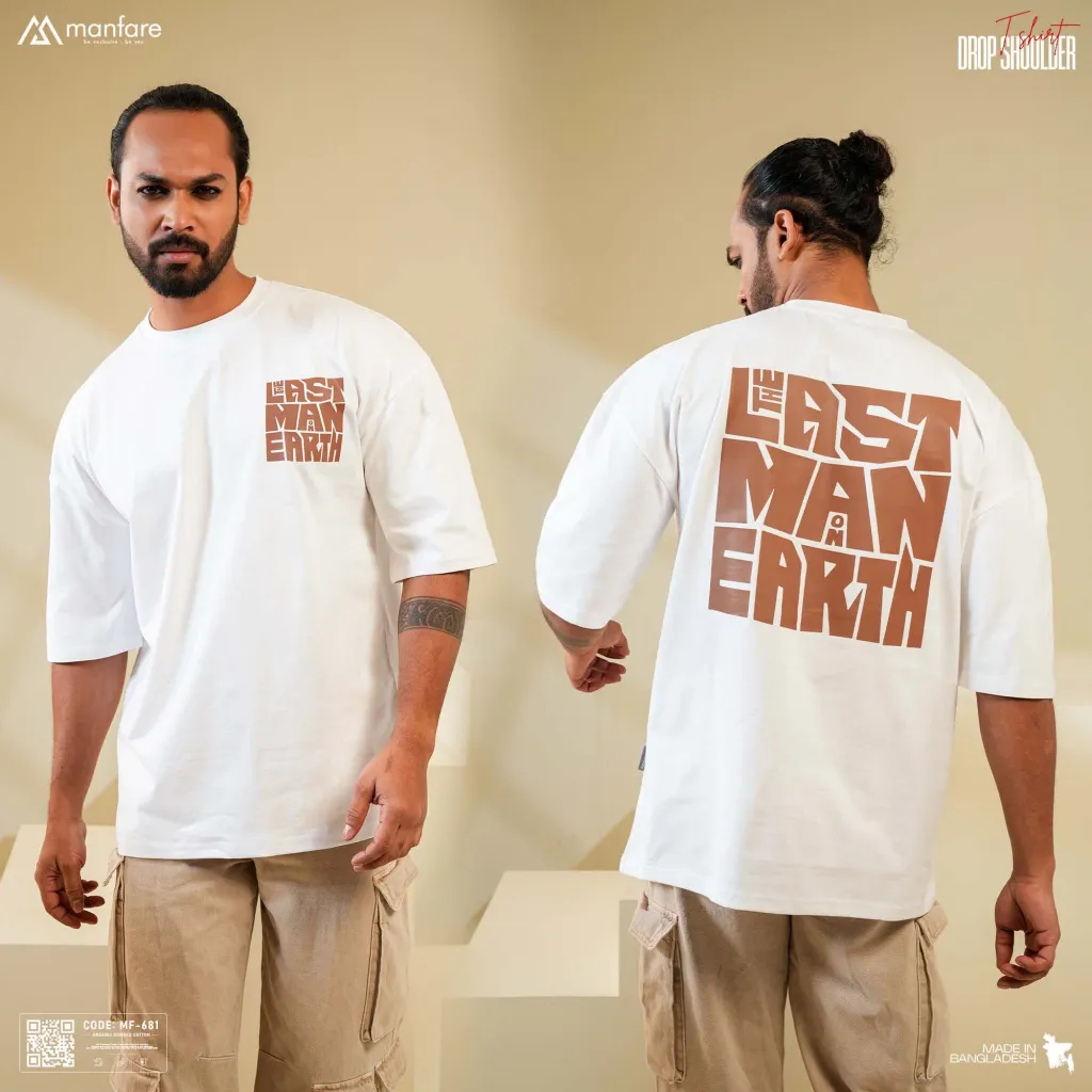 200+ GSM Premium Drop Shoulder T-Shirt | MF-681