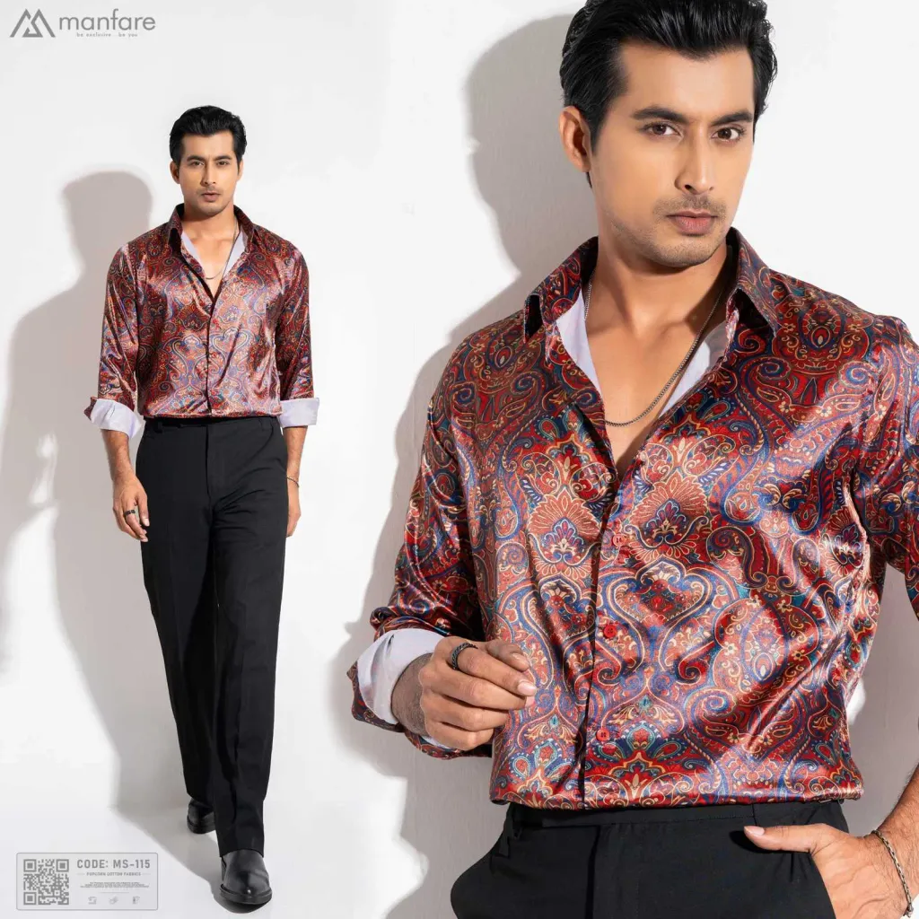 Premium Casual Printed Shirt For Men I MS-115