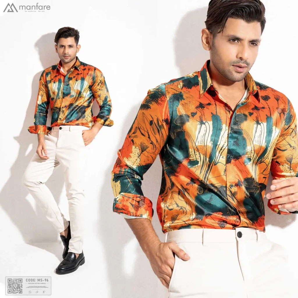 Premium Casual Printed Shirt For Men I MS-96